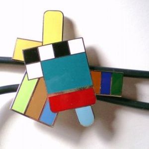 Vintage ACME LAMBELLO RUBBER BOLO TIE